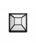 Aplique exterior LED de aluminio Drosera 12W