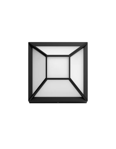 Aplique exterior LED de aluminio Drosera 12W