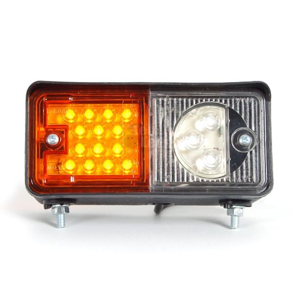 Piloto delantero Posición Intermiente LED Homologado Was para Tractor 12 y 24v | LeonLeds Iluminación