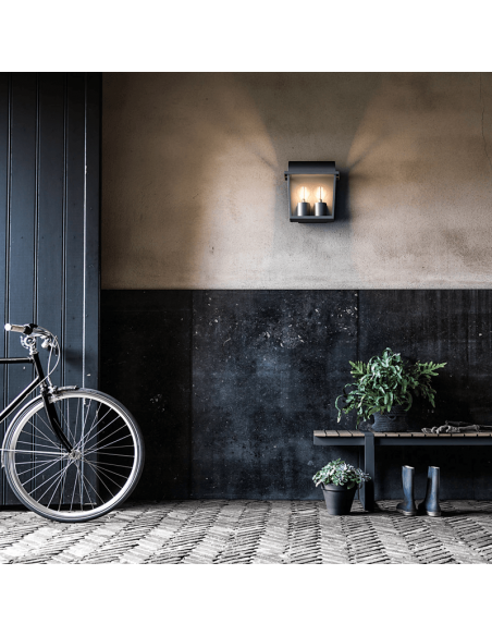 Aplique de pared exterior vintage Harvest ambiente