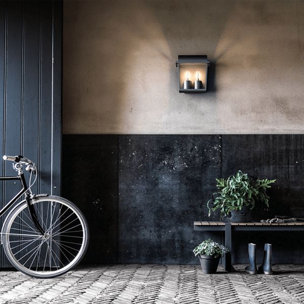 Aplique de pared exterior vintage Harvest ambiente