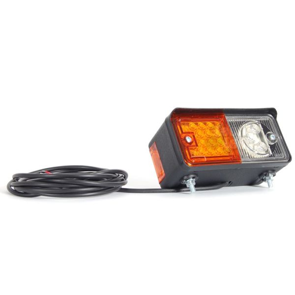 Piloto delantero Posición Intermiente LED Homologado Was para Tractor 12 y 24v | LeonLeds Iluminación