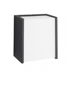 Arara quadrada luz de parede LED ao ar livre