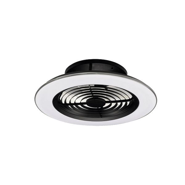 Ventilador de techo LED Alisio negro con mando