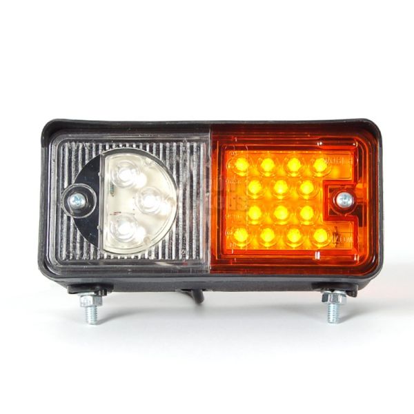 Piloto delantero Posición Intermiente LED Homologado Was para Tractor 12 y 24v | LeonLeds Iluminación