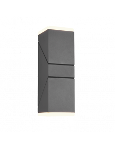 Applique LED anthracite à deux lampes Avon