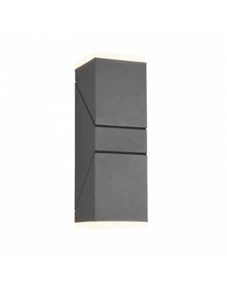 Aplique LED antracite de duas lâmpadas Avon