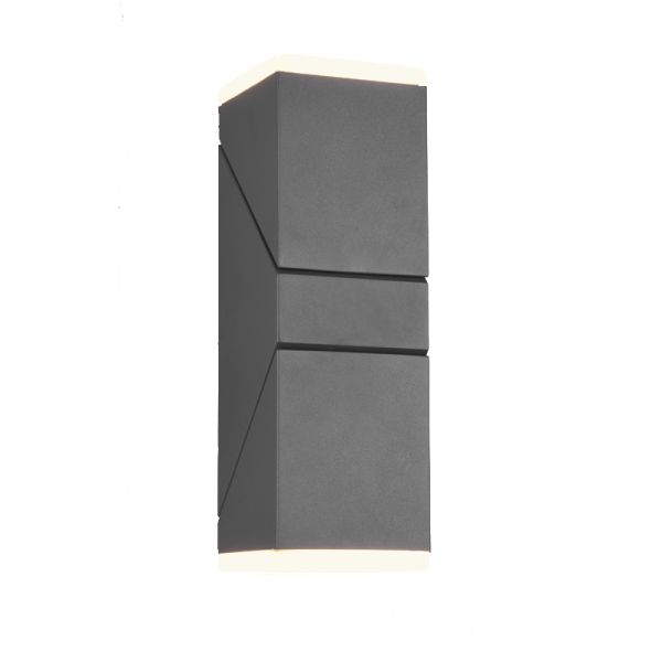 Applique LED anthracite à deux lampes Avon