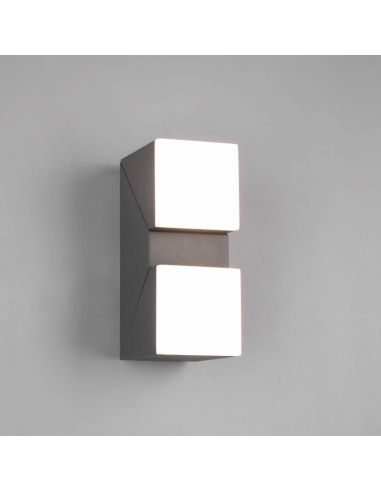 Arandela LED antracite de duas lâmpadas Avon Trio Lighting