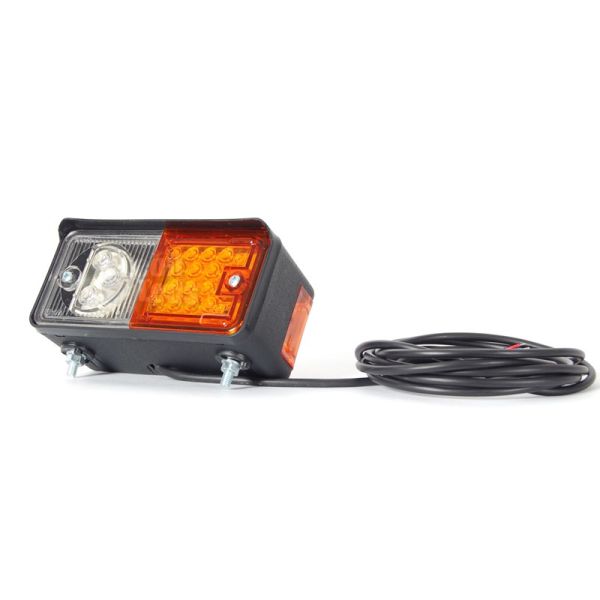 Piloto delantero Posición Intermiente LED Homologado Was para Tractor 12 y 24v | LeonLeds Iluminación