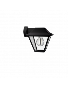 Aplique farol de pared negro Alpenglow