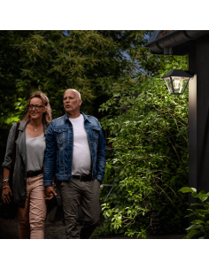 Aplique farol de pared negro Alpenglow 2