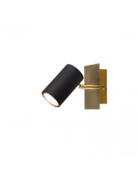 Aplique preto e dourado Marley