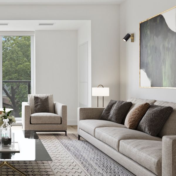 Aplique de pared negro y dorado Marley ambiente