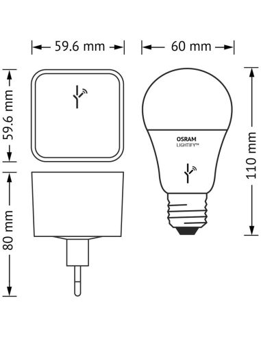 Bombilla Led E27 -10W- Lightify Osram-LedVance LeonLeds