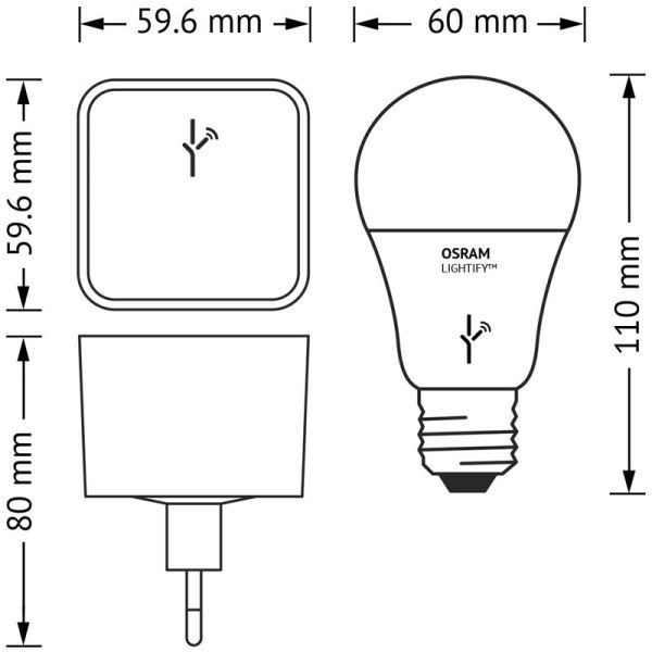 Lâmpada Led E27 -10W- Lightify Osram-LedVance LeonLeds