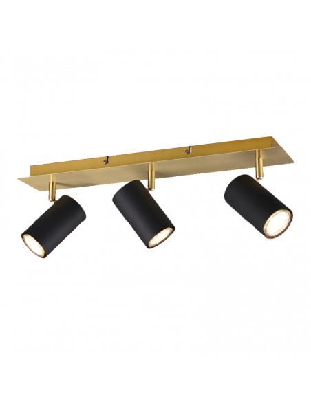 Triple spot Marley noir et or