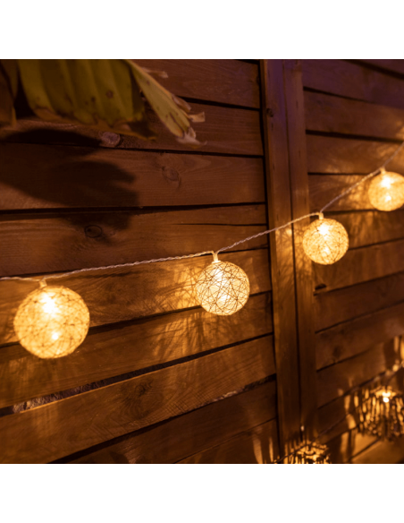 Guirlande ronde en jute tissé Pallina New Garden