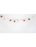 Pack de 6 guirlandes LED avec étoiles multicolores style marin Stellina New Garden | Éclairage LeonLeds