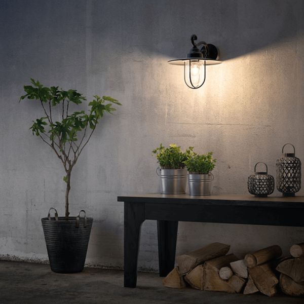 Applique d'extérieur classique noir Atmosphère de pâturage Philips