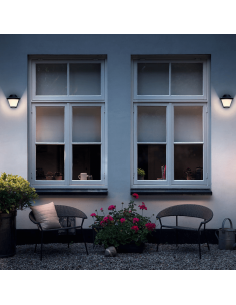 Aplique exterior negro Serres 2