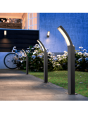 Baliza LED para jardín Splay antracita ambiente