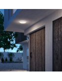 Plafón LED exterior redondo extraplano SuperSlim blanco Philips