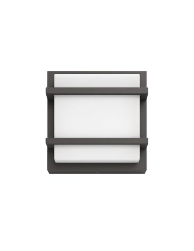 Aplique LED exterior cuadrado Petronia