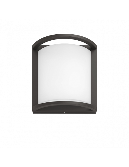 Aplique de pared exterior antracita Samondra