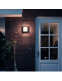 Aplique de pared exterior antracita Samondra Philips