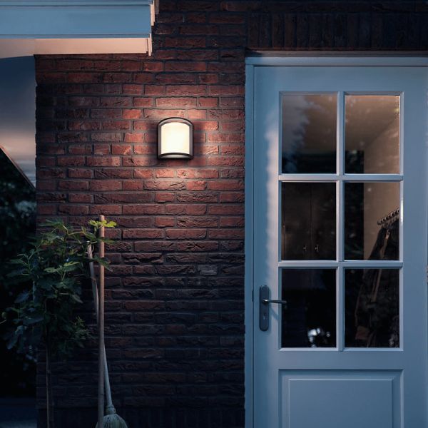 Aplique de pared exterior antracita Samondra Philips