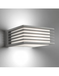 Aplique exterior de aluminio Shades gris 2