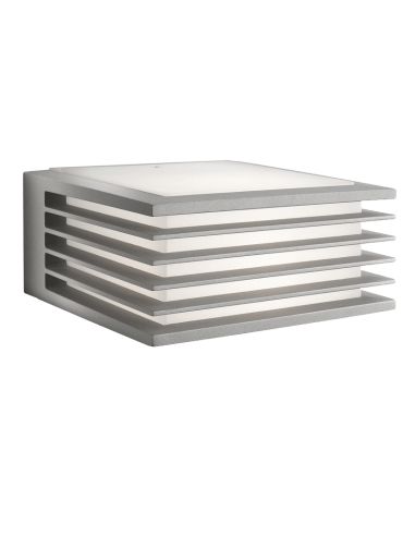 Aplique exterior de aluminio Shades gris
