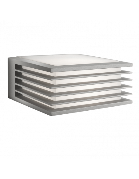 Applique murale d'extérieur en aluminium gris Shades