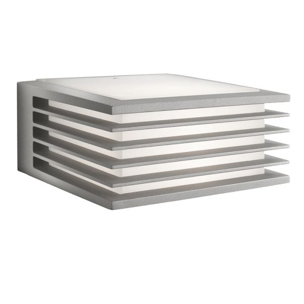 Aplique exterior de aluminio Shades gris