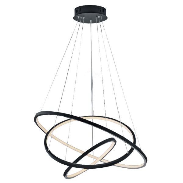 Lámpara LED colgante wifi Aaron antracita