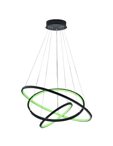 Lámpara LED colgante wifi Aaron verde