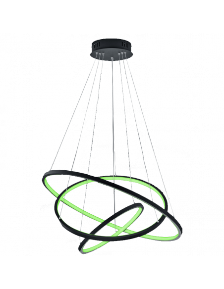 Suspension Wi-Fi LED verte Aaron