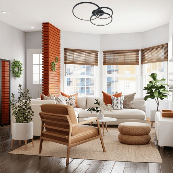 Lâmpada de teto LED Smart Aaron antracite 36,5 W ambiente