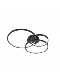 Plafón LED smart Aaron antracita 36,5W