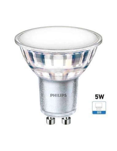 Bombilla LED GU10 Dicroica | Philips GU10 LED Cristal 120º CorePro Led Spot | LeonLeds Iluminación