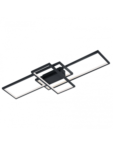 Plafonnier LED Minimaliste Wi-Fi Thiago 36W Anthracite