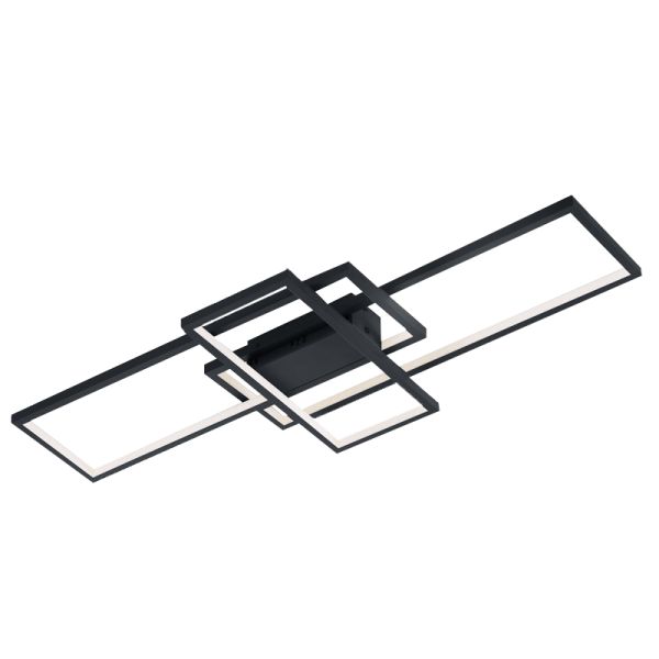 Plafonnier LED Minimaliste Wi-Fi Thiago 36W Anthracite