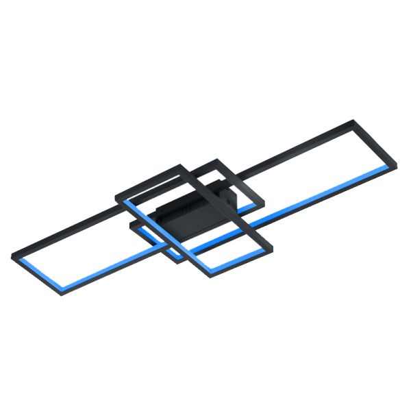 Plafonnier LED RGB Minimaliste Wi-Fi Thiago 36W Anthracite