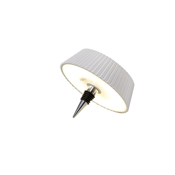 Lámpara de mesa exterior portátil Relax blanca