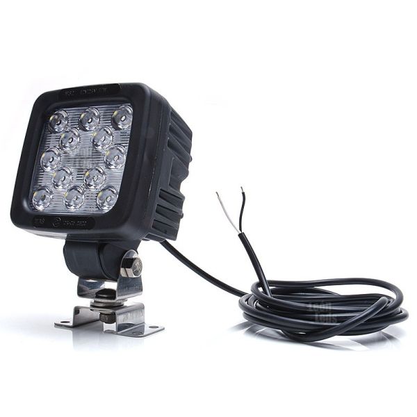 Faro Cuadrado LED 50W Was para camión tractor remolque maquinaria agrícola industrial estanco multivoltaje | LeonLeds