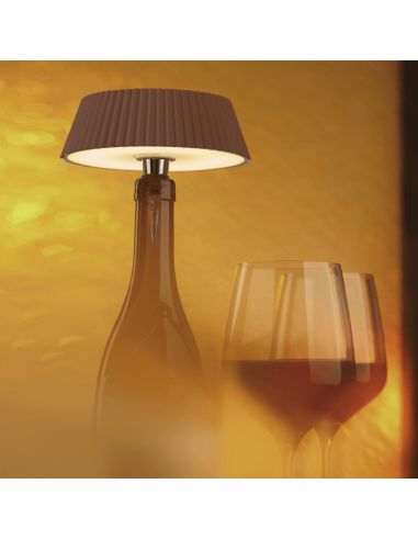 Candeeiro de mesa exterior sem cabos Atmosfera Relax Corten