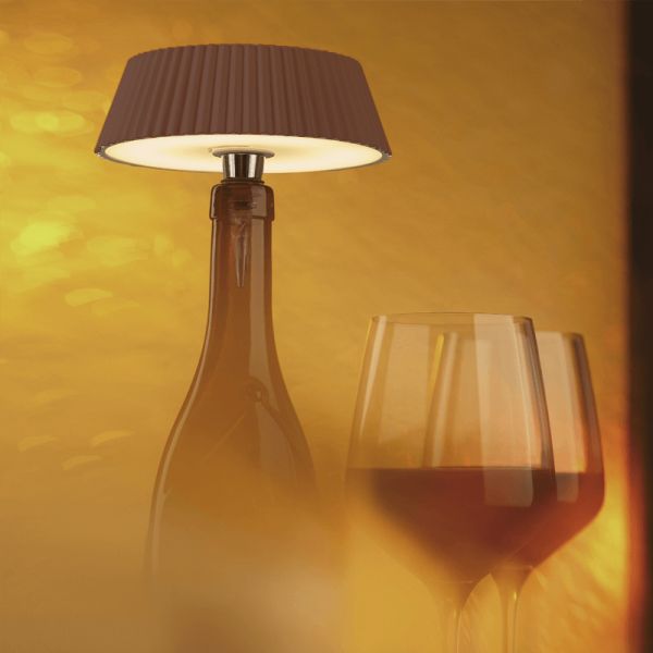 Candeeiro de mesa exterior sem cabos Atmosfera Relax Corten