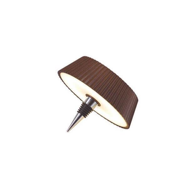 Lámpara de mesa exterior sin cables Relax Corten
