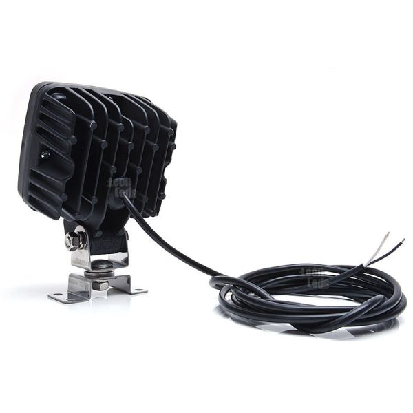 Faro Cuadrado LED 50W Was para camión tractor remolque maquinaria agrícola industrial estanco multivoltaje | LeonLeds